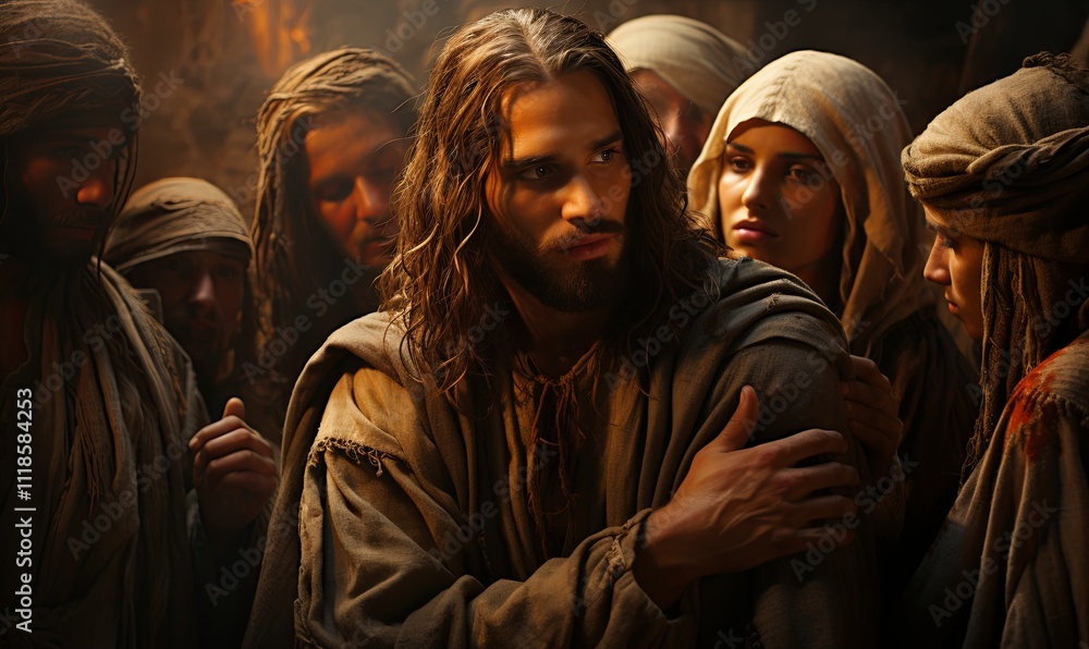 Group of People With Long Hair and Beards Group of People With Long Hair and Beards