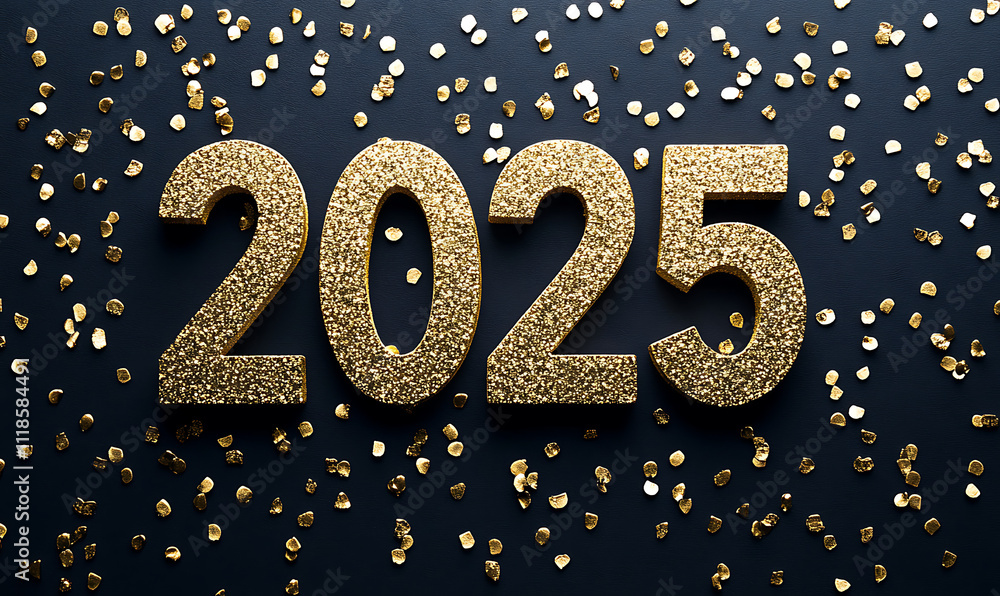 Happy New Year 2025. Festive background for your design. Vector illustration, JPG, AI GENERATED Happy New Year 2025. Festive background for your design. Vector illustration, JPG, AI GENERATED