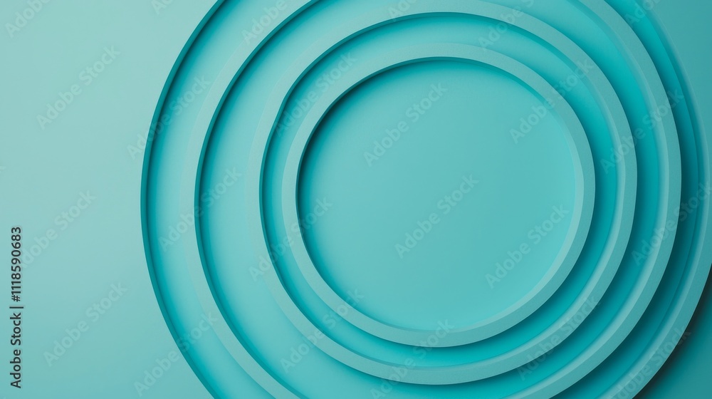 A serene teal background featuring concentric circular layers, creating a modern and minimalist design aesthetic. A serene teal background featuring concentric circular layers, creating a modern and minimalist design aesthetic.