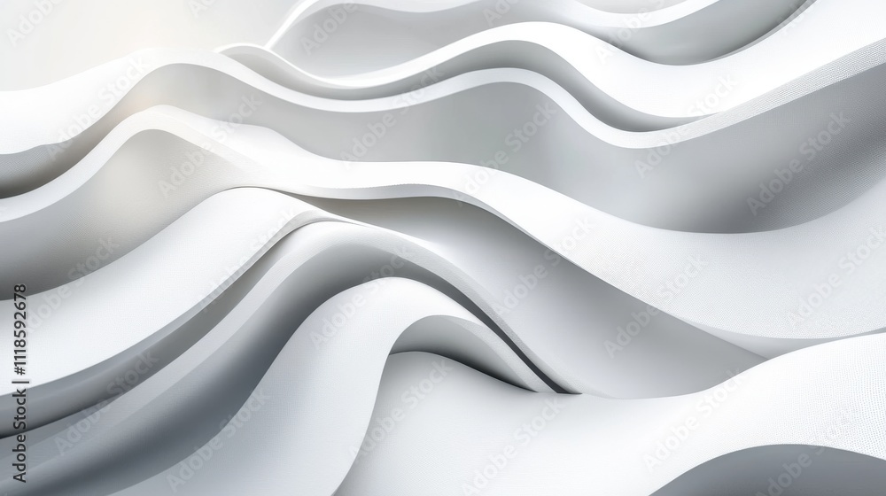 Abstract white backdrop with delicate geometric shapes and gentle light play for a refined, modern aesthetic Abstract white backdrop with delicate geometric shapes and gentle light play for a refined, modern aesthetic