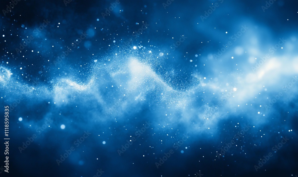 Naklejka premium abstract blue background, Generative AI