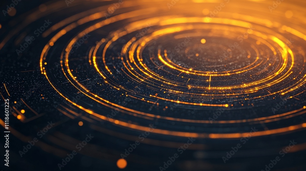 Abstract golden spirals on a dark background create a mesmerizing effect, evoking a sense of depth and motion in a digital realm. Abstract golden spirals on a dark background create a mesmerizing effect, evoking a sense of depth and motion in a digital realm.