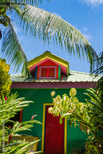 Colorful Creole Style House