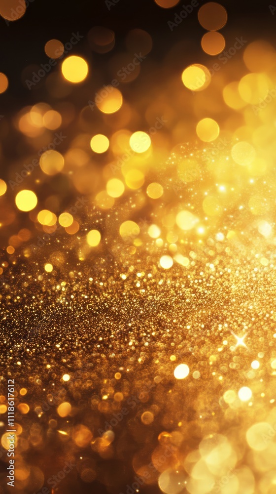 Golden Glitter Sparkle: Shimmering bokeh lights and glittering particles create a luxurious, festive background. Perfect for adding a touch of glamour to your designs. Golden Glitter Sparkle: Shimmering bokeh lights and glittering particles create a luxurious, festive background. Perfect for adding a touch of glamour to your designs.