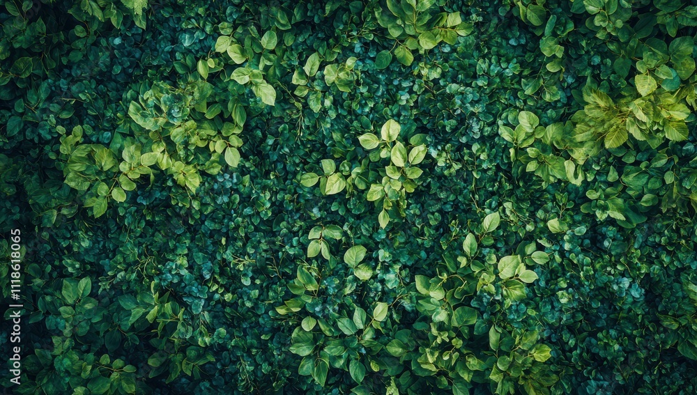 Lush Green Foliage Background Featuring an Abundance of Various Leafy Plants Creating a Rich Texture and Nature's Beauty in a Vibrant Color Palette Lush Green Foliage Background Featuring an Abundance of Various Leafy Plants Creating a Rich Texture and Nature's Beauty in a Vibrant Color Palette