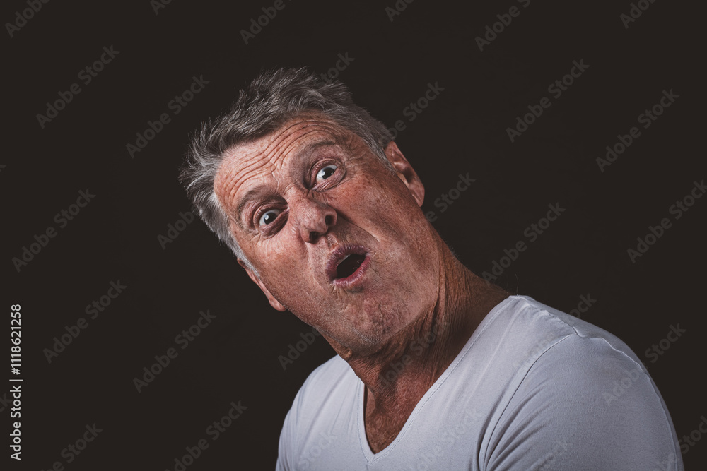 Obraz premium Mann / Gesicht