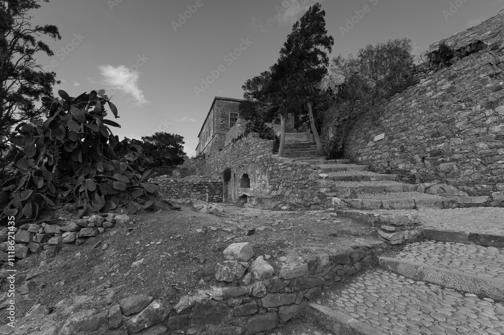 historic buildings on spinalonga island historic buildings on spinalonga island