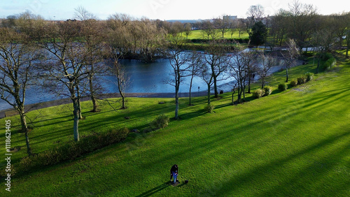 landscape with lake