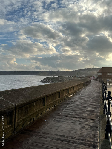 pier in the sea