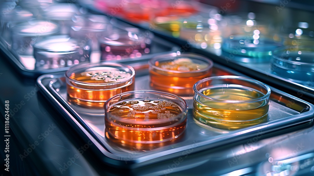 The concept of laboratory research. Petri dish close-up. The concept of laboratory research. Petri dish background. Deep shadows. Laboratory. Petri dishes. Space for copying text. Generative AI.
The concept of laboratory research. Petri dish close-up. The concept of laboratory research. Petri dish background. Deep shadows. Laboratory. Petri dishes. Space for copying text. Generative AI.