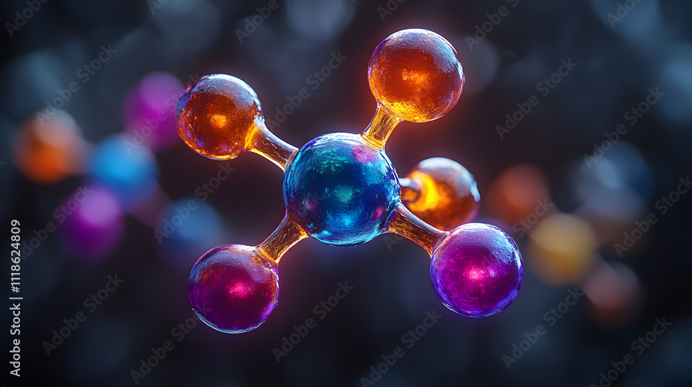 Comprehensive 3D Visualization of a CH4 Molecule: Understanding the Structure, Bonds, and Geometry of Carbon and Hydrogen Atoms Comprehensive 3D Visualization of a CH4 Molecule: Understanding the Structure, Bonds, and Geometry of Carbon and Hydrogen Atoms