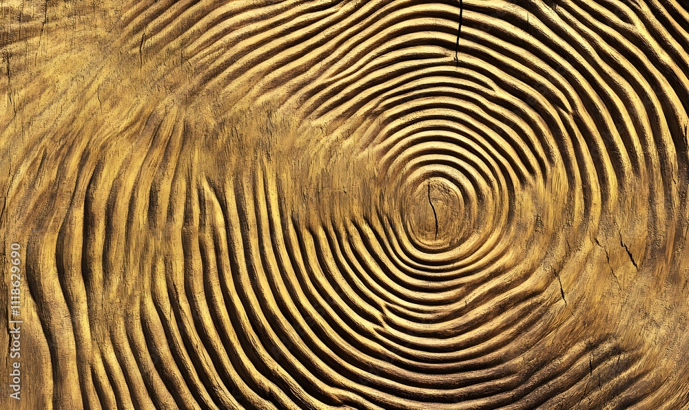 Close-up of concentric circles in wood grain texture. Close-up of concentric circles in wood grain texture.