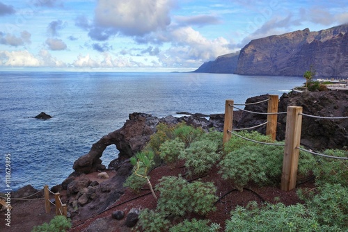 Cliff of Puerto de Santiago, Santa Cruz de Tenerife, Spain