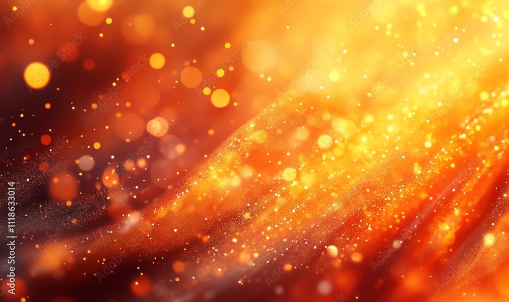 Obraz premium Bright Orange Background, Generative AI