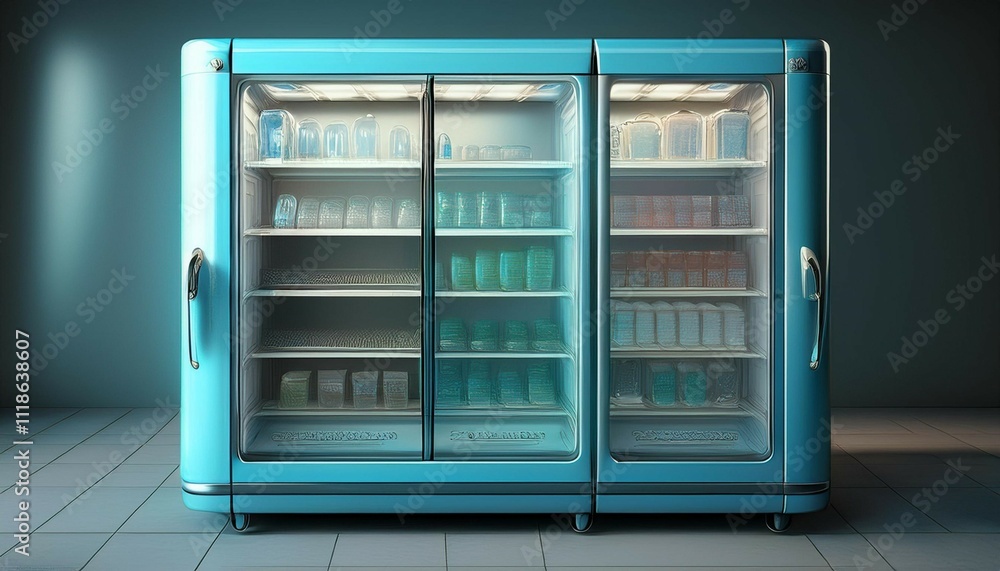 realistic 3d modern cooler with shelves front and corner view for fresh food or drinks in supermarkets or kitchens mini refrigerator for beverages with transparent glass door realistic 3d modern cooler with shelves front and corner view for fresh food or drinks in supermarkets or kitchens mini refrigerator for beverages with transparent glass door