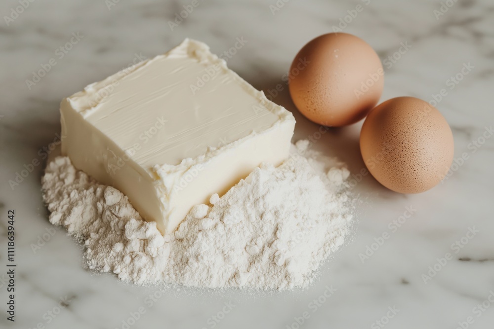 Easter baking ingredients - perfect for springtime recipes and culinary creations Easter baking ingredients - perfect for springtime recipes and culinary creations