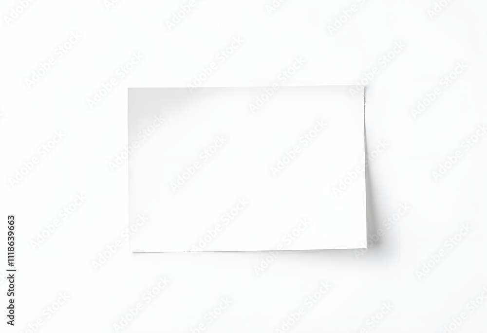 blank white paper on white blank white paper on white