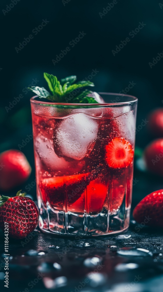 Strawberry Mint Refresher Strawberry Mint Refresher