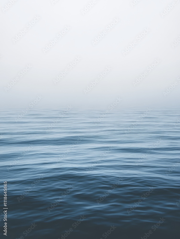 Naklejka premium Serene Ocean Mist 