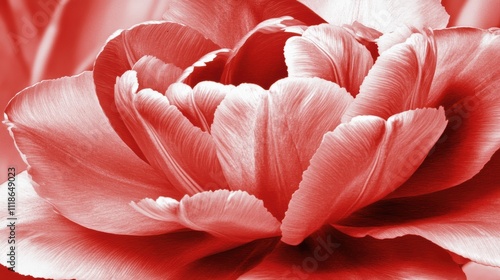 Close-up of a vibrant red tulip flower.