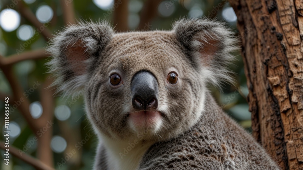 Fototapeta premium Koala on Tree