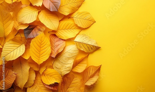 Wallpaper Mural bright yellow background, Generative AI Torontodigital.ca