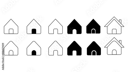 Home icon isolated