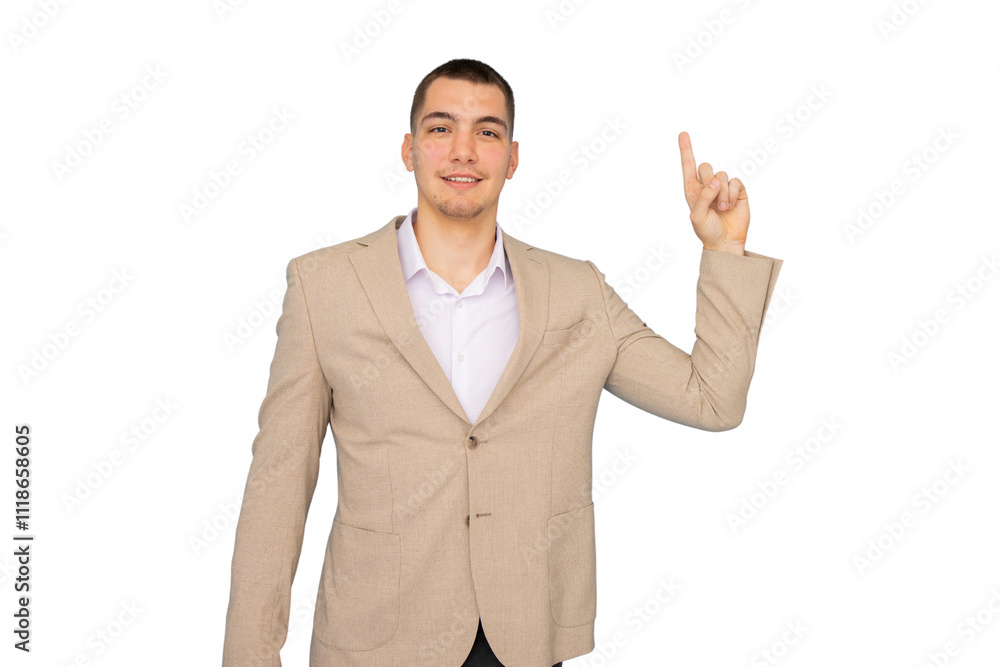 Portrait of a young male entrepreneur in formal attire Portrait of a young male entrepreneur in formal attire
