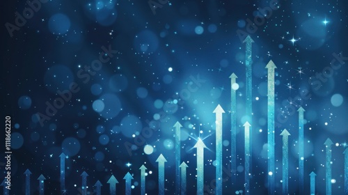 A close-up view of a stock chart displayed on a computer screen. This image can be used to represent financial analysis, stock market trends, or investment strategies