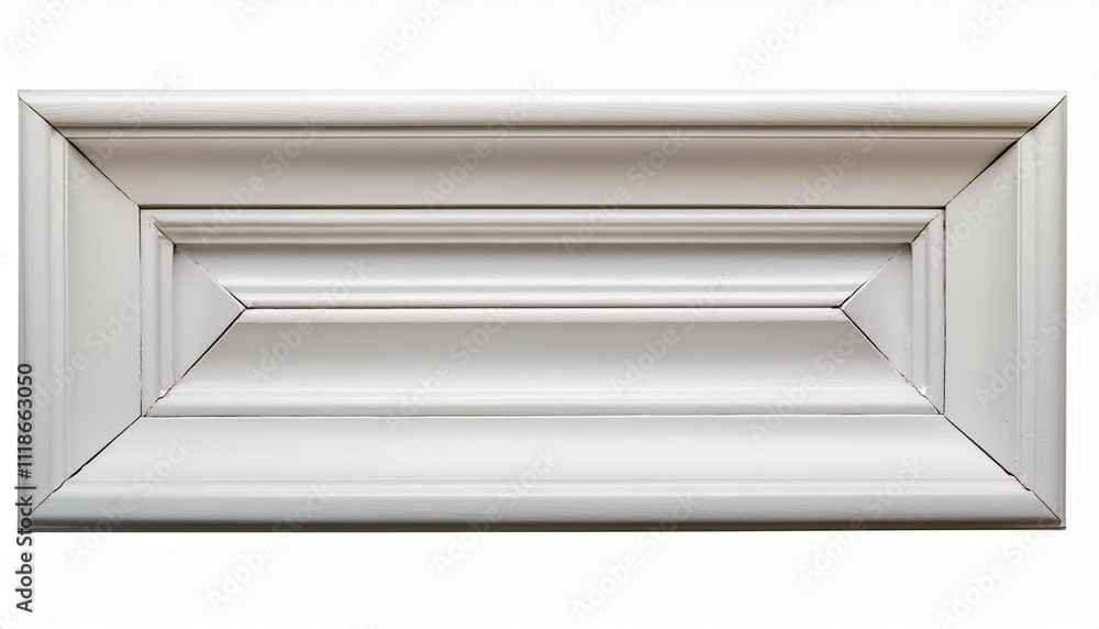 white window moulding isolated on white background white window moulding isolated on white background