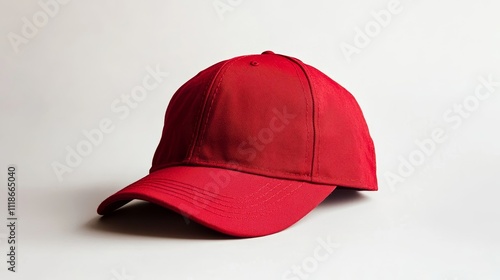 Wallpaper Mural An isolated, traditional red cricket cap sits against a pristine white backdrop. Torontodigital.ca