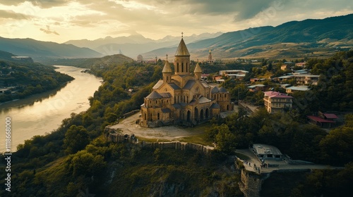 Wallpaper Mural Bagrati Cathedral, an 11th-century architectural marvel, stands tall in Kutaisi, Georgia. Torontodigital.ca