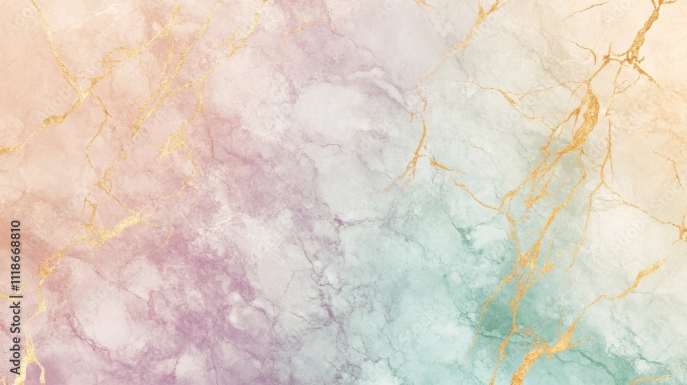 Soft pastel colors blend seamlessly with striking golden veins, creating a captivating backdrop for text, design projects, or presentations. Generative AI Soft pastel colors blend seamlessly with striking golden veins, creating a captivating backdrop for text, design projects, or presentations. Generative AI