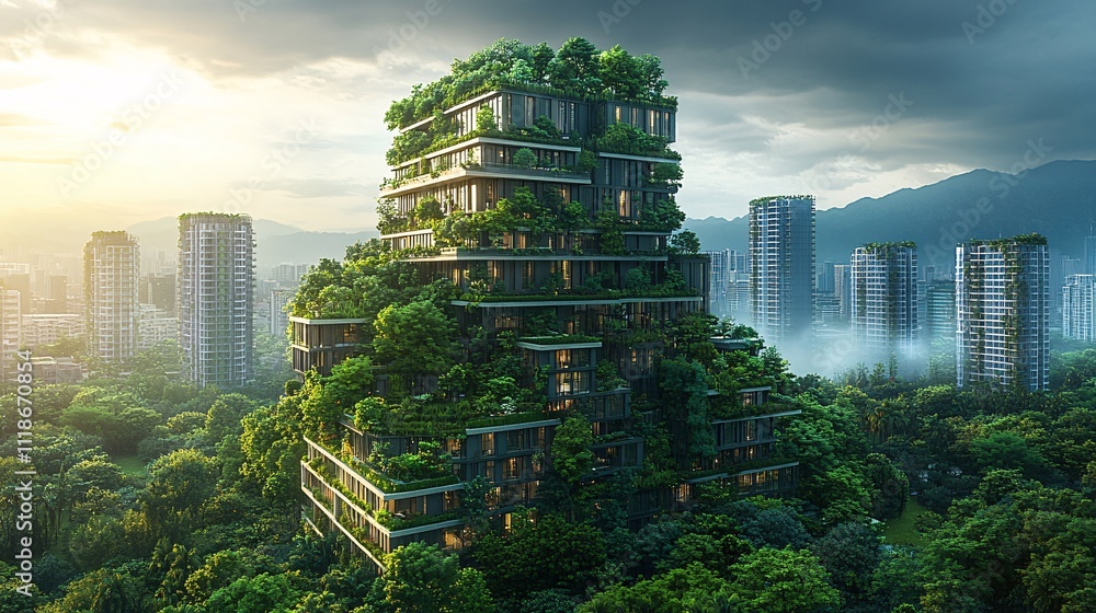 Obraz premium climate-smart urban development