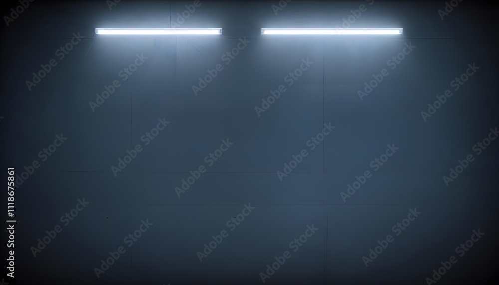 Gray concrete wall with a soft white light source Gray concrete wall with a soft white light source