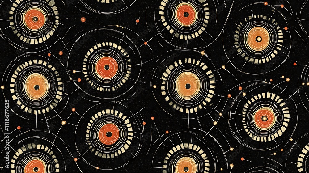 Fototapeta premium Beautiful graphic design illustrations
