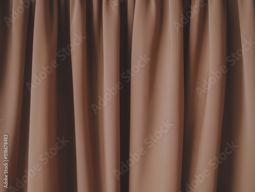 Mocha mousse color silk fabric fashion. Soft warm cozy autumn fall look. Trendy color palette of the year photo