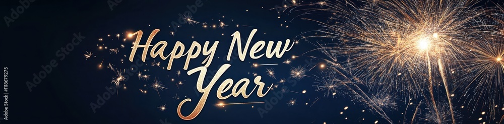 Obraz premium Fireworks text