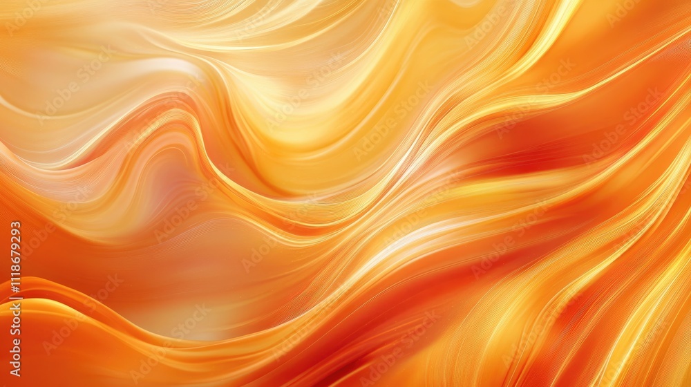 Abstract orange and yellow wavy background. Abstract orange and yellow wavy background.