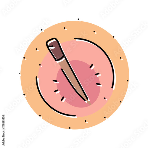 compression injuries color icon vector. compression injuries sign. isolated symbol illustration