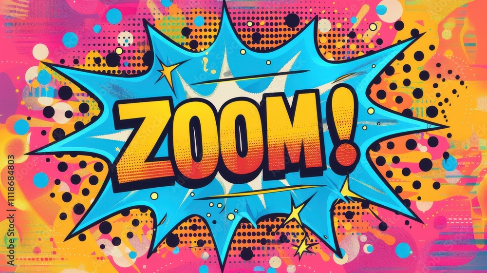 Pop art comic speech bubble with Pop art comic speech bubble with