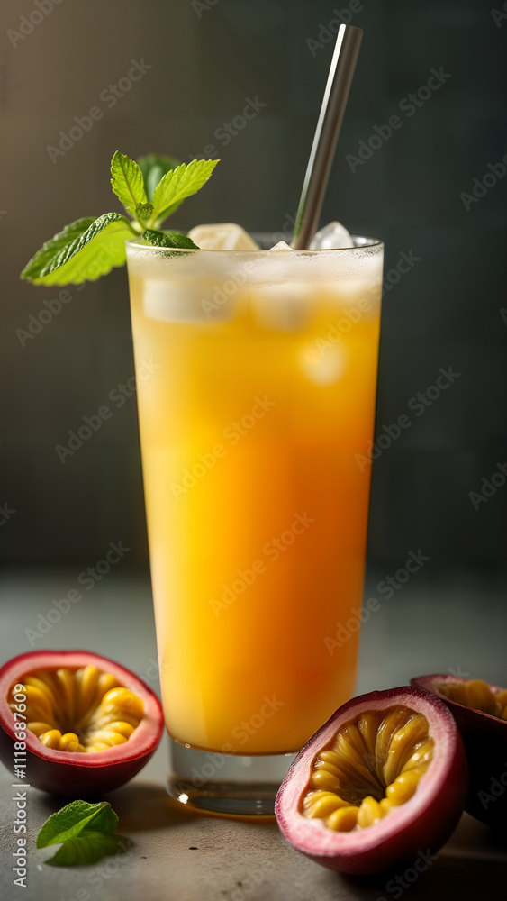 Fototapeta premium Tropical Fruit Mocktail