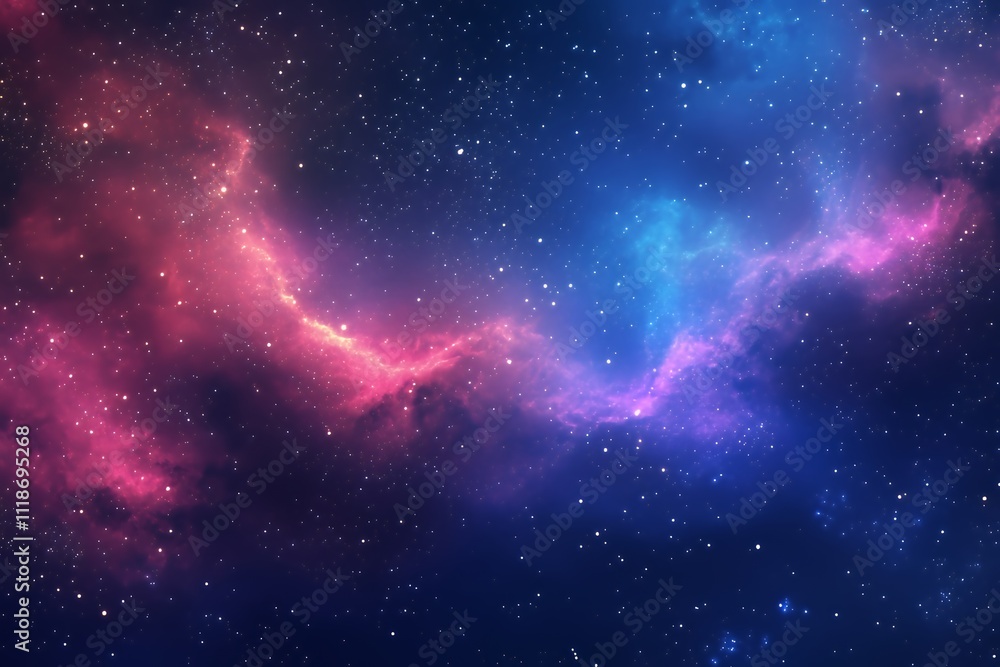 A vibrant cosmic scene featuring swirling nebulae and stars in a deep space backdrop. A vibrant cosmic scene featuring swirling nebulae and stars in a deep space backdrop.
