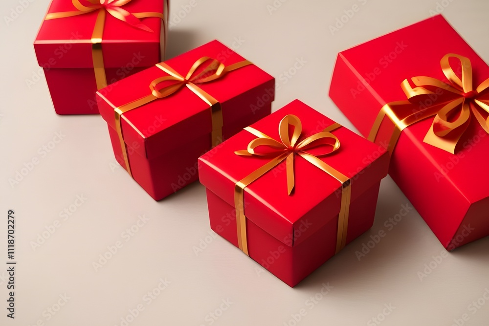 red gift box with ribbon red gift box with ribbon