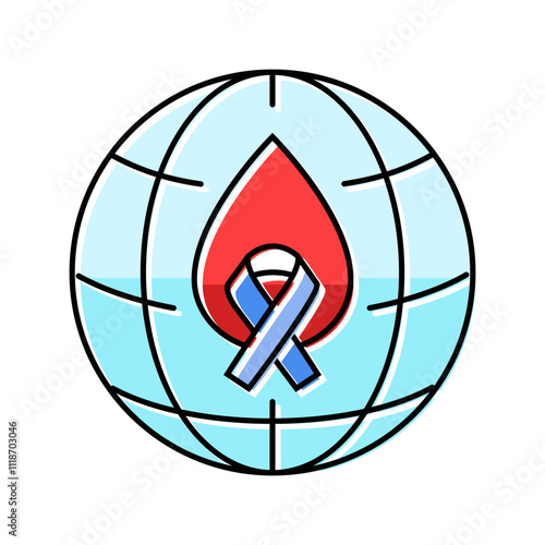 mental health world day color icon vector. mental health world day sign. isolated symbol illustration