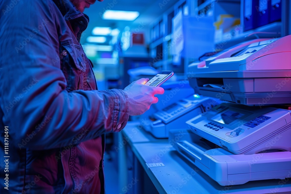 Printing wirelessly from your mobile phone to a printer Printing wirelessly from your mobile phone to a printer