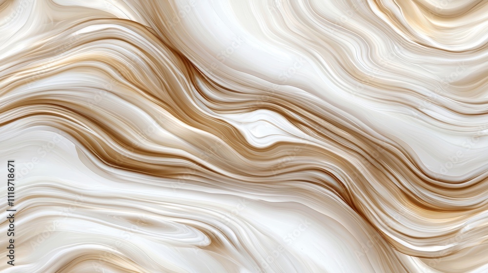 Elegant Swirls of Cream and Beige in Abstract Design Elegant Swirls of Cream and Beige in Abstract Design