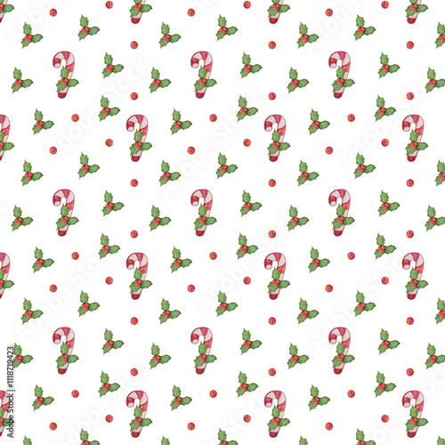 Christmas miracle Seamless Pattern3 photo