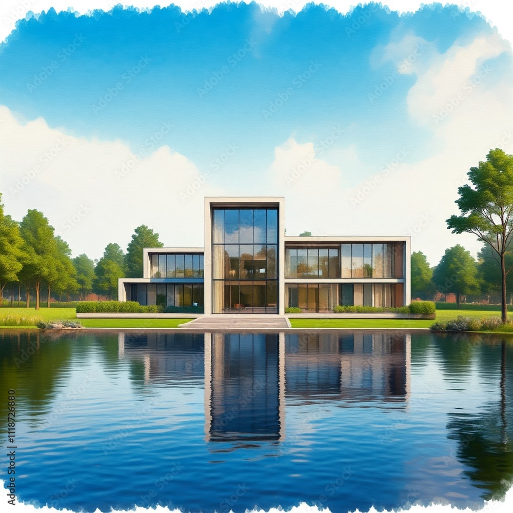 A Traditional Home Design with a Timeless Appeal for Real Estate Marketing and advertising A Traditional Home Design with a Timeless Appeal for Real Estate Marketing and advertising
