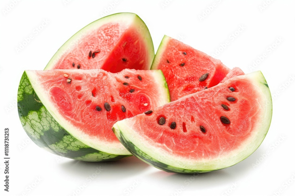 sliced Watermelon isolated on white background clipping path full depth of field sliced Watermelon isolated on white background clipping path full depth of field